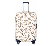 Funda para equipaje de viaje, diseño de perro labrador retriever n.º 1010, lavable, para equipaje de 45,7 a 81,3 cm, Negro -, M