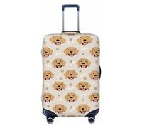 Funda para equipaje de viaje, diseño de perro labrador retriever n.º 1017, lavable, para equipaje de 45,7 a 81,3 cm, Negro -, S