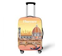 Funda para Equipaje ImpresióN 3D De Arquitectura Urbana Funda para Maletas De Viaje EláStica Lavable Funda Maleta Cabina Protector Maletas Grande Colorido Luggage Cover (Color 8,S(19-21inch))