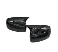 Funda Para Espejo De Coche Para Mitsubishi Para Space Para Star 2018-2024 Cubierta Espejo Retrovisor Lateral Tapa Ala Carcasa Exterior Puerta Trasera Moldura(No Light Carbon)