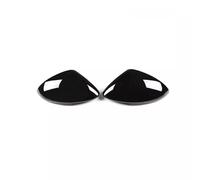 Funda para espejo retrovisor de coche, compatible con Alfa Romeo Giulia, cubierta de espejo retrovisor de puerta lateral, cubierta de espejo de espejo, A/fibra de carbono (normal/A/negro)