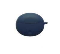Funda para Estuche de Auriculares Compatible con OPPO Enco Air 5 Pro, Estuche para Auriculares, Funda de Silicona con Hebilla para Guardar Auriculares (Solo Estuche) (Azul Marino)