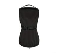 Funda para Filtro de Arena Piscina para intex, Impermeable 210D Oxford con para cremallera Trasera y Cordón Ajustable, Protección UV para Bomba, 22x35 cm Negro