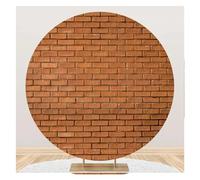 Funda para Fondo con Arco, Cubierta de Arco Boda ladrillo Redondo telón Fondo Accesorios fotografía Poly(Nwh12322,D 3ft(100cm) Poly)
