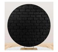 Funda para Fondo con Arco, Cubierta de Arco Boda ladrillo Redondo telón Fondo Accesorios fotografía Poly(Nky01910,D 6ft(180cm) Poly)