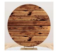 Funda para fondo con arco, Fondo redondo de madera la cubierta del arco boda for fotografía en diámetro multicolor 3-7 pies(Nsw09930,D 6ft(180cm) Poly)