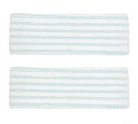 Funda para fregona Leifheit XL Cotton Plus para limpiaparabrisas de suelo con fibras absorbentes y cerdas especiales para limpiar esquinas, marcos y suelos duros (paquete de 2)