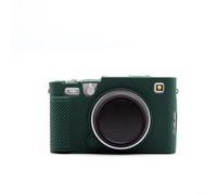 Funda para Fujifilm XE5 hecha de material de silicona elástica que proporciona blindaje acolchado y agarre natural durante el funcionamiento (verde)