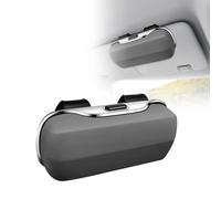 Funda para Gafas de Coche para Audi A1 2010-2018, Multifuncional para Gafas de Sol de Coche Soporte Portátil para Lentes de Sol Soporte para Gafas de Sol de Coche,A Gray