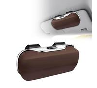 Funda para Gafas de Coche para Audi Q8 2018-2023, Multifuncional para Gafas de Sol de Coche Soporte Portátil para Lentes de Sol Soporte para Gafas de Sol de Coche,A Coffee