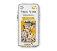 IF V & A Bookaroo - Bolsillo para teléfono, diseño de tulipán y sauce, color amarillo, talla única