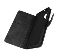 Funda para Galaxy A32 5G Efecto Ante Tarjetero Soporte Vídeo, Forcell Negro