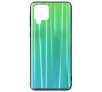 Funda para Galaxy A42 2materiales Holográfica Brillante Delgada Ligera Verde