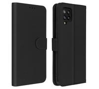 Funda para Galaxy A42 5G Libro Billetera F. Soporte - Negro