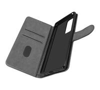 Funda para Galaxy A72 Tarjetero Soporte Vídeo Gris