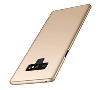 Funda para Galaxy Note 9 Ultra Slim Anti-Rasguño y Resistente Huellas Dactilares Protectora Caso de Plástico Duro Cover Case Skin para Samsung Note 9 Carcasa (Dorado)