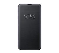 Funda para Galaxy S10e Folio LED Model View Cover con tarjetero, Negro
