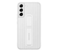 Funda para Galaxy S22 Plus con cubierta de pie antichoque, Blanco