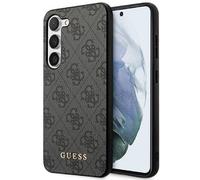 Funda Para Galaxy S24 Plus Guess De Cuero Sintético Gris Con Logo Dorado