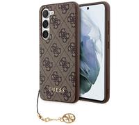 Funda Para Galaxy S24 Plus Guess De Cuero Sintético Marrón Con Cadena Dorada