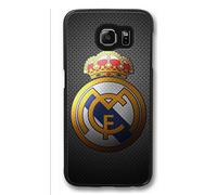 Funda para Galaxy S7 Edge, funda rígida de plástico negro personalizada para Samsung Galaxy S7 Edge, cubierta de funda con protección anti-golpes para Galaxy S7 Edge 2015 - Real Madrid dasdsv354