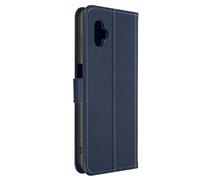 Funda para Galaxy Xcover 6 Pro Cuero Auténtico Tarjetero Soporte Vídeo Azul