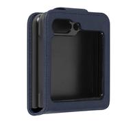 Funda para Galaxy Z Flip 5 Tarjetero Soporte Vídeo Azul oscuro