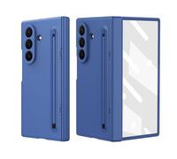 Funda para Galaxy Z Trifold con lápiz óptico y Ranura para Soporte, Carcasa para Samsung Galaxy Z Trifold con Protector de Pantalla, Funda para Trifold con protección de bisagra-Azul