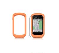 Funda para Garmin Edge Explore 2 Ciclocomputer, yystao Funda de Silicona Compatible con Garmin Explore2 con Suave Protector de Pantalla TPU - Resistente a Golpes a Prueba de Polvo Impermeable Naranja