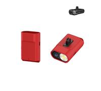 Funda para Garmin Varia Vue Headlight Camera, yystao Funda de Silicona Compatible con Garmin Varia Vue - Resistente a los golpes, al polvo, impermeable, Rojo