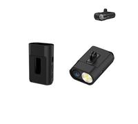 Funda para Garmin Varia Vue Headlight Camera, yystao Funda de Silicona Compatible con Garmin Varia Vue - Resistente a los golpes, al polvo, impermeable, Negro