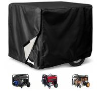 Funda para Generador Impermeable para Champion Power Equipment 201159 (10000W Dual Fuel) 2020-2026, 210D Oxford Cubierta Protectora para Exteriores, Resistente a UV y Polvo,A/Black