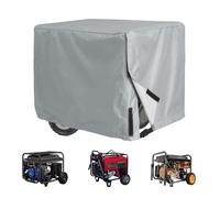 Funda para Generador para Könner & Söhnen KS 10000E-3 7.5kW/8kW, Cubierta Protectora para Generador con Cierres de Gancho y Bucle, Almacenamiento de Generadores Portátiles, B Gray