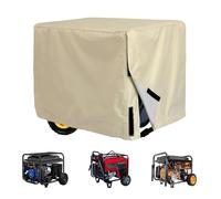 Funda para Generador para Könner & Söhnen KS 3000 2.6kW/3kW, Cubierta Protectora para Generador con Cierres de Gancho y Bucle, Almacenamiento de Generadores Portátiles, C Beige