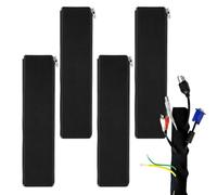 Funda para gestión de cables - Organizador de gestión de 38 cm | Cable de vídeo seguro para mascotas Funda para pañales - Para Oficina Hogar Escritorio Cocina Dormitorio Suelo Garaje Ordenador TV