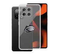 Funda para Gigaset GS6 Pro (6.67"), con RotacióN De 360°[Anillo Soporte MóVil] Carcasa Transparente Funda de Silicona Suave de TPU Funda de Parachoques Trasero - SH3