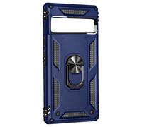 Funda para Google Pixel 7a Antigolpes Bimaterial Anillo Soporte Vídeo Azul