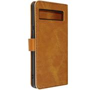 Funda para Google Pixel 7a Clapet Tarjetero Soporte Vídeo Correa Camel