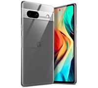 moex Aero Case für Google Pixel 7a Hülle Durchsichtig, Silikon Handyhülle Transparent, Clear Case Ultra Slim, Backcover Schutzhülle Dünn, Silikonhülle Minimalistische Klar