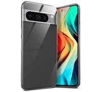 moex Aero Case kompatibel mit Google Pixel 8 Pro - Hülle aus Silikon komplett transparent Klarsicht Handy Schutzhülle Ultra dünn Handyhülle durchsichtig einfarbig klar