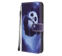 Funda para Google Pixel 9A, 3D Art a prueba de golpes, piel sintética suave de alta calidad, absorción de golpes, con función atril, tarjetero, ranura para identificación, funda protectora delgada con
