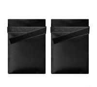 Funda para grifo al aire libre, 2 piezas de 21 x 15 cm, cubierta aislante de protección contra heladas, Oxford 420D/600D, funda anticongelante impermeable (420D negro)