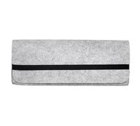 Funda para Guardar el Teclado, Funda con Teclado Bluetooth inalámbrico (60/87/104 Teclas, Fieltro, Multicolor, Varios tamaños)(Light Grey,44x20x4cm)