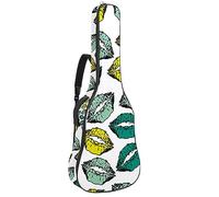 Funda para guitarra acústica Retro Pop Eighties Boombox con patrón de radio ajustable correa de hombro funda para guitarra funda de concierto 40 41 42 pulgadas, color 4, 42.9x16.9x4.7 in