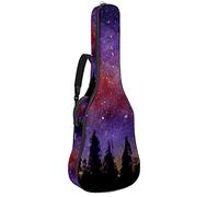 Funda para guitarra de 42 pulgadas, para guitarra eléctrica, bajo acústico, guitarra clásica, ukelele, mandolina, noche estrellada, invierno