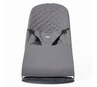 Funda para Hamaca bebé Belltop Compatible con Hamaca BabyBjörn Balance, Soft & Bliss. Asiento bebé para balancín: hipoalergénico. Asiento para Mecedora: Ajuste ergonómico. (Gris)