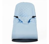 Funda para Hamaca bebé Belltop Compatible con Hamaca BabyBjörn Balance, Soft & Bliss. Asiento bebé para balancín: hipoalergénico. Asiento para Mecedora: Ajuste ergonómico y Seguro (Azul Claro)