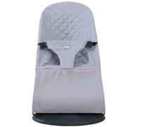 Funda para Hamaca bebé. Funda Belltop Compatible con Hamaca BabyBjörn Balance, Soft & Bliss. Asiento bebé para balancín: hipoalergénico. Ajuste ergonómico. (Gris Claro)