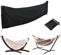 Funda para Hamaca de Camping UCARE Funda Protectora Impermeable Funda para Lluvia Protector Solar, Resistente Tela Oxford 420D Antipolvo con cordón Ajustable para hamacas al Aire Libre con Soporte