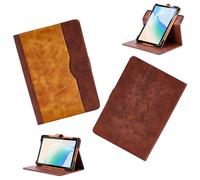 Funda para HEADWOLF Fpad 7 F7 8.4-Pulgadas Funda Tablet Case Rotación de 360 Grados Ángulos de visión múltiple PU Cuero Stand Folio Cover marrón